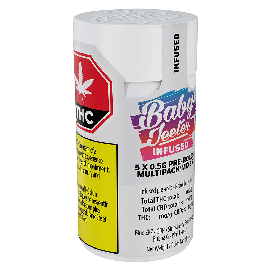 Baby Jeeter - Infused Multi-Pack Pre-Rolls - 5x0.5g - Image 2