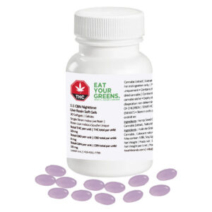 Eat Your Greens - 1:1 THC:CBN Nighttime Soft Gels - 30 Caps