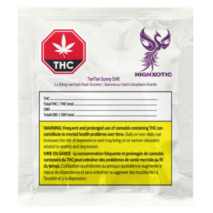HighXotic - TenTen Sunny Drift Live Rosin Gummy - 1 Pack
