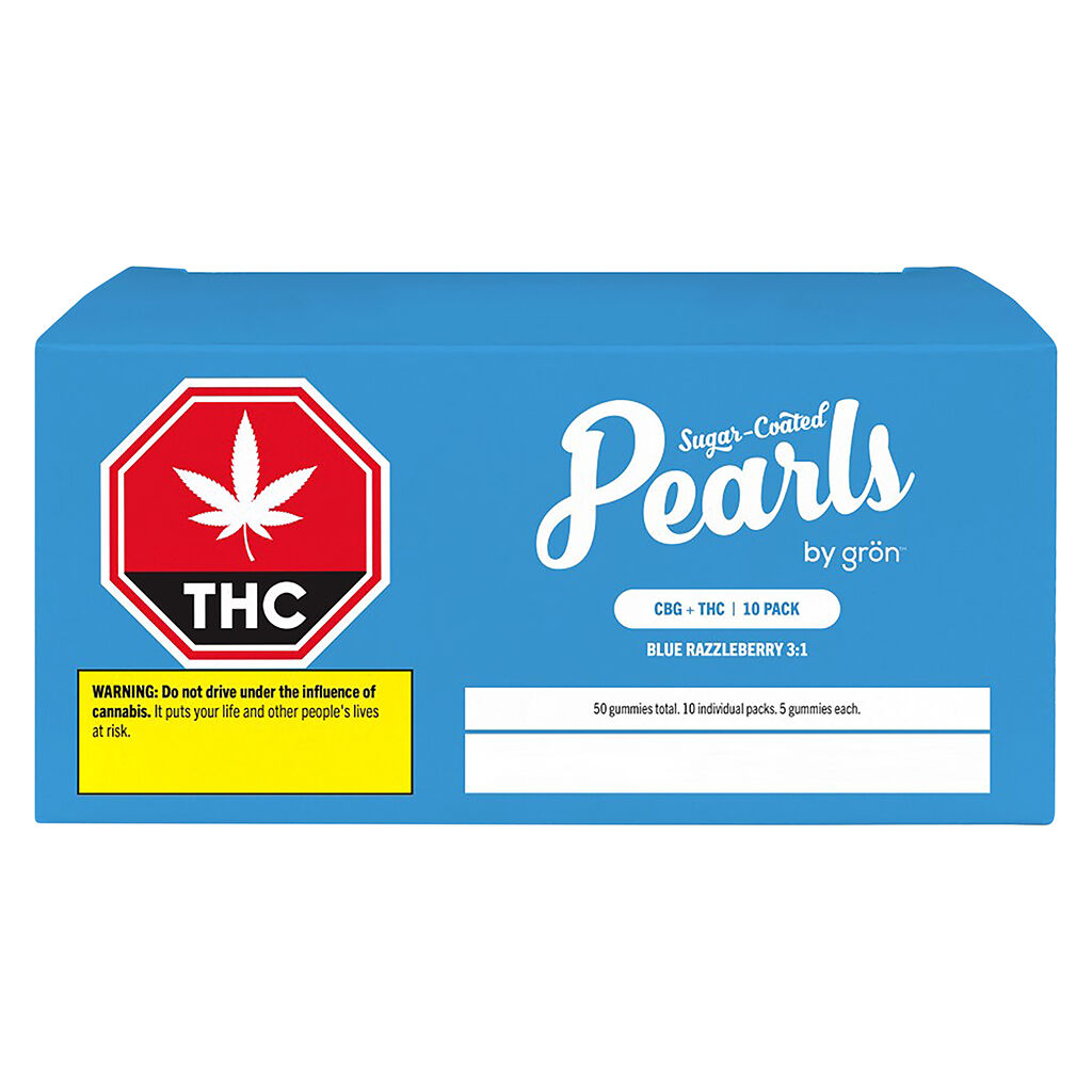 Pearls - Blue Razzleberry 3:1 CBG/THC - 10 x 5 Pack - Image 2