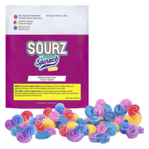 SOURZ by Spinach - CBD Berry Variety Pack - 30 Pack