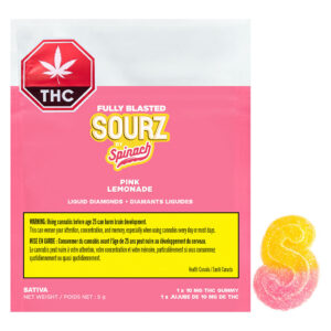 SOURZ by Spinach - Fully Blasted Pink Lemonade Gummy - 1 Pack