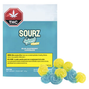 Spinach FEELZ - THC+THCV Blue Raspberry Lemonade (Full Tilt) Gummies - 5 Pack