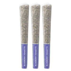 Pistol and Paris - Blueberry Vendetta Pre-Rolls - 3x0.5g