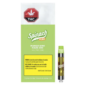 Spinach - Mango Kiwi Haze 10:1 THC:CBC 510 Thread Cartridge - 1.2g