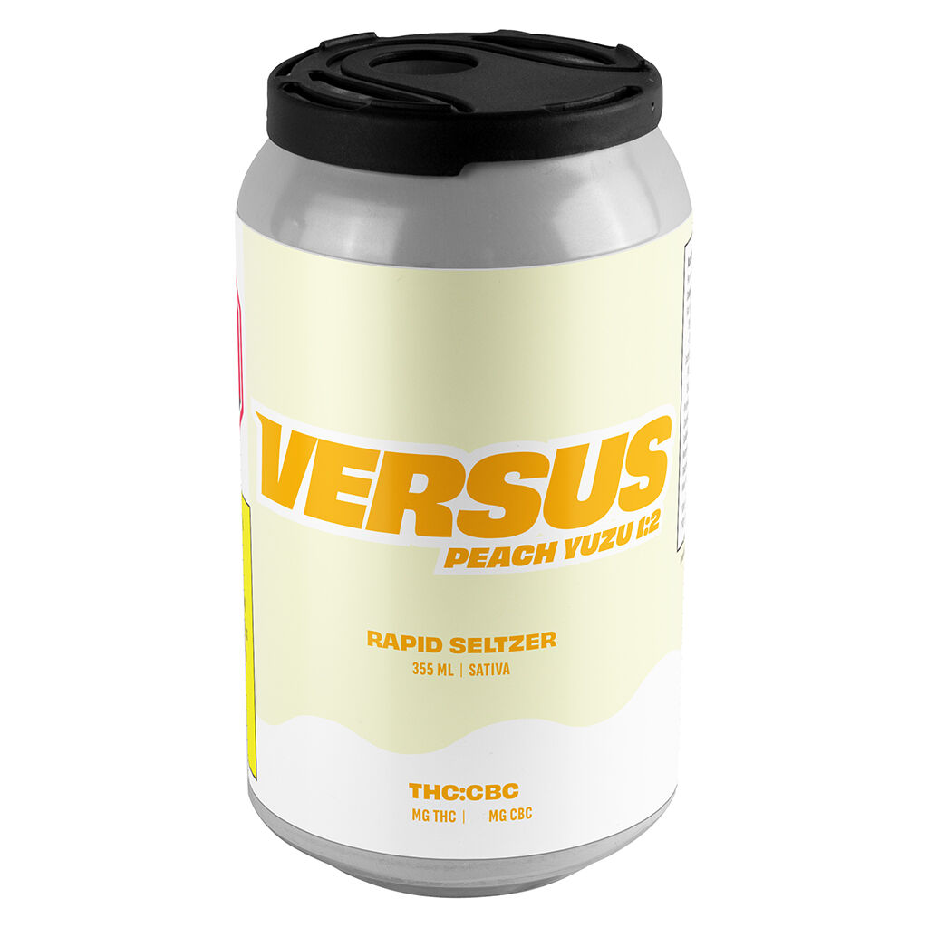 Versus - Peach Yuzu 1:2 THC/CBC Rapid Seltzer - 355ml