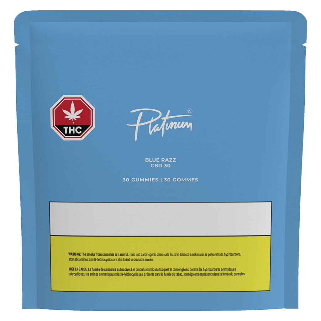 Platinum - Blue Razz CBD - 30 Pack - Image 2
