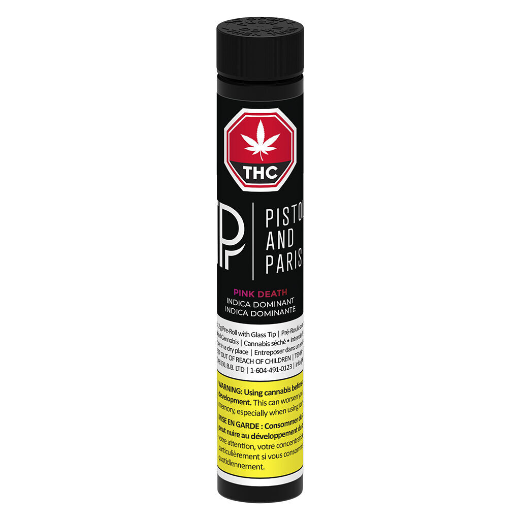 Pistol and Paris - Pink Death Pre-Roll - 1x2g - Image 2