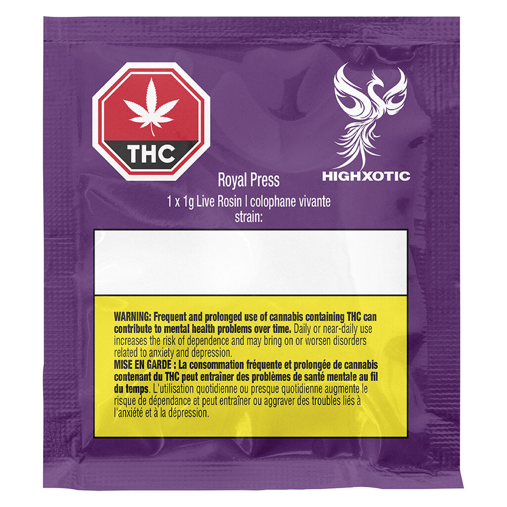 HighXotic - Royal Press Live Rosin - 1g - Image 2