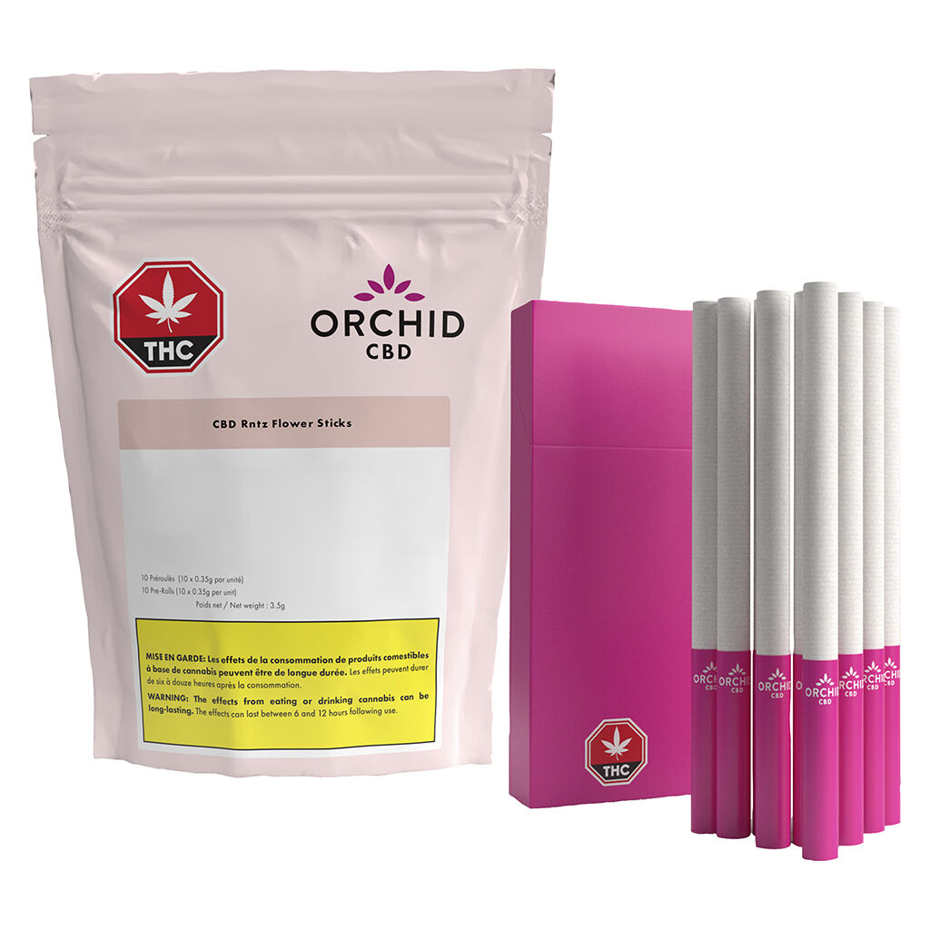 Orchid CBD - CBD Rntz Flower Sticks - 10x0.35g