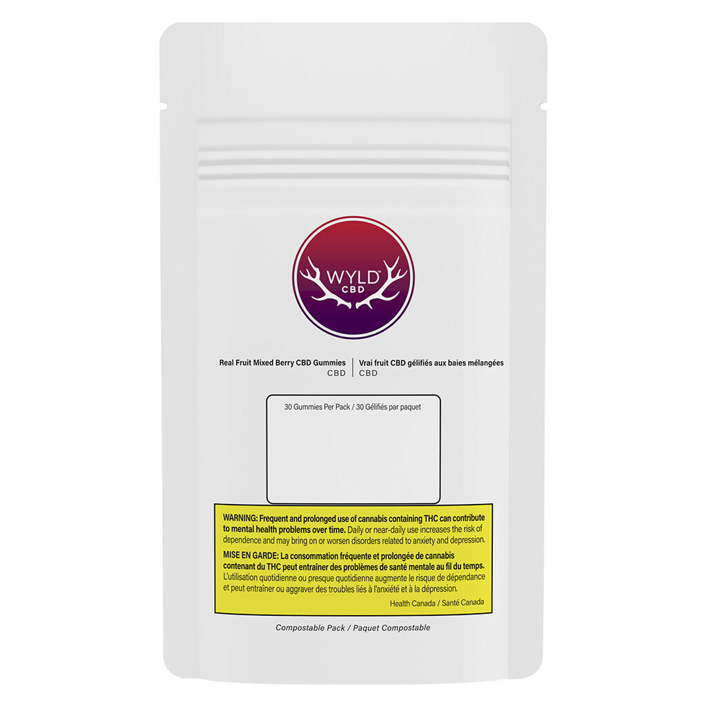 Wyld - Real Fruit Mixed Berry CBD Gummies - 30 Pack - Image 2