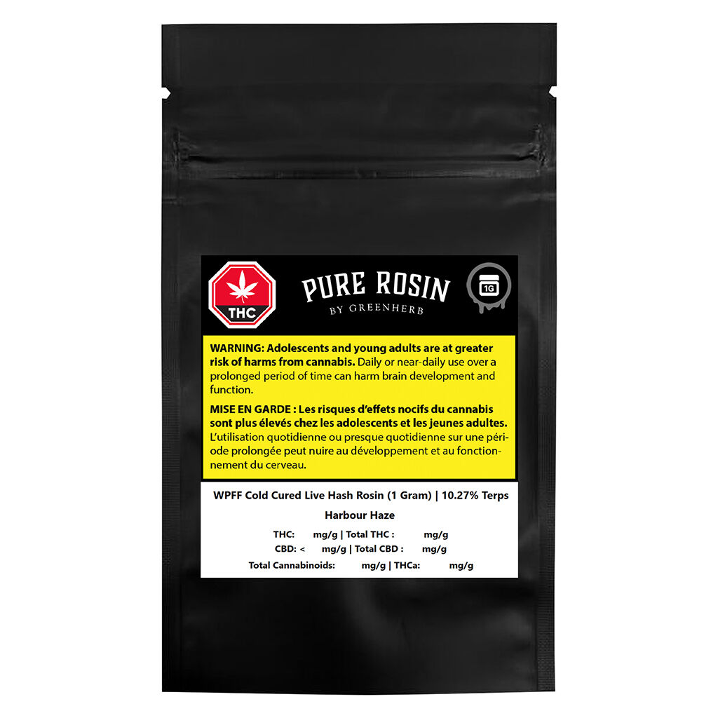 Pure Rosin - Cold Cured Live Hash Rosin - WPFF - 1g - Image 2